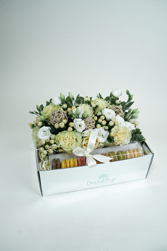 David Rose Signature Bloom Box - White