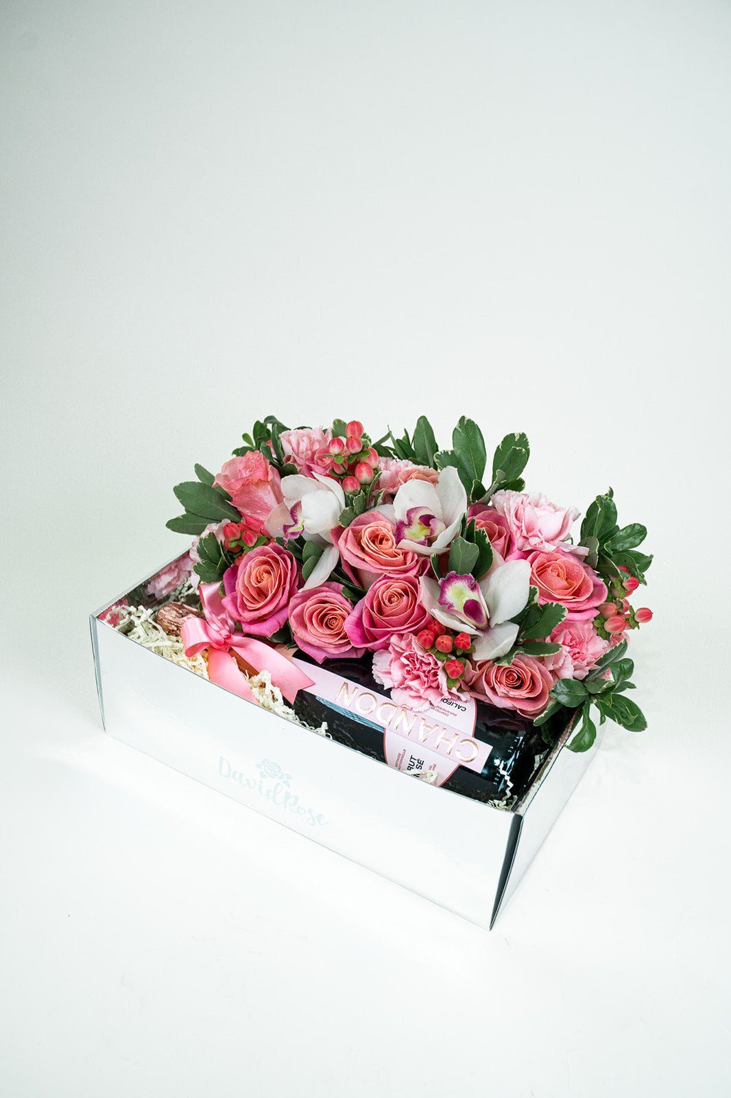 David Rose Signature Bloom Box - Pink & White