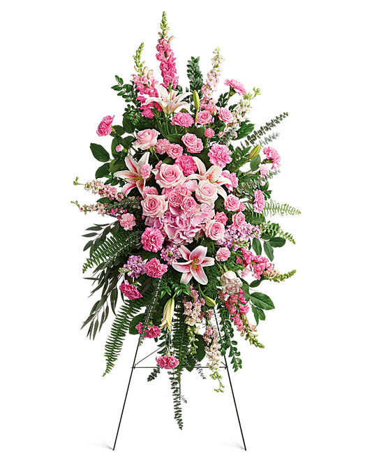 Glorious Pink Standing Spray