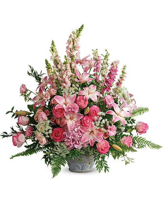Graceful Pink Basket