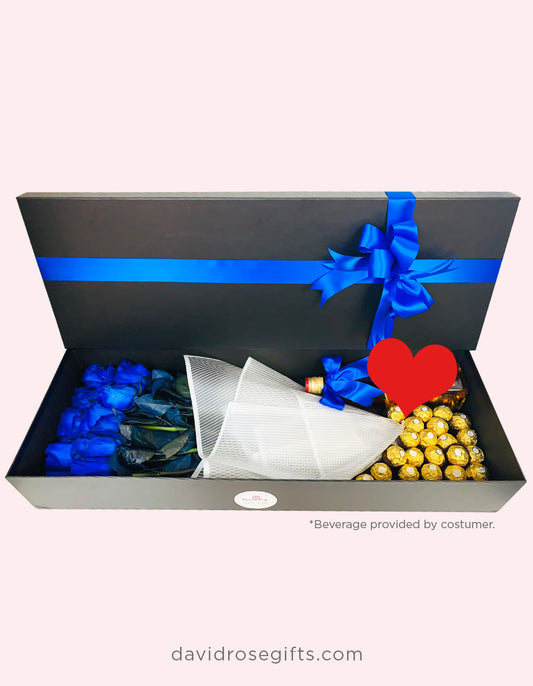 Magnificent  Box - Blue Roses