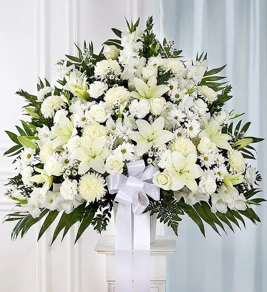 Heartfelt Sincerity - Perfect White Basket