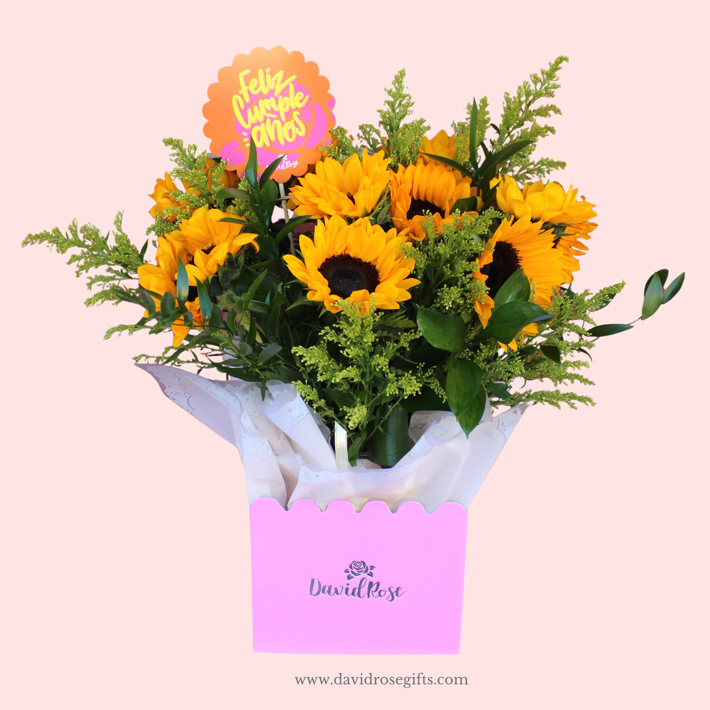 David Rose Sunflowers Box