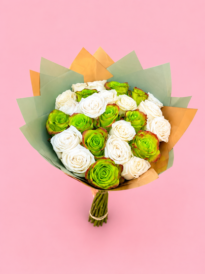 Ramo Buchon Graduation- White & Green