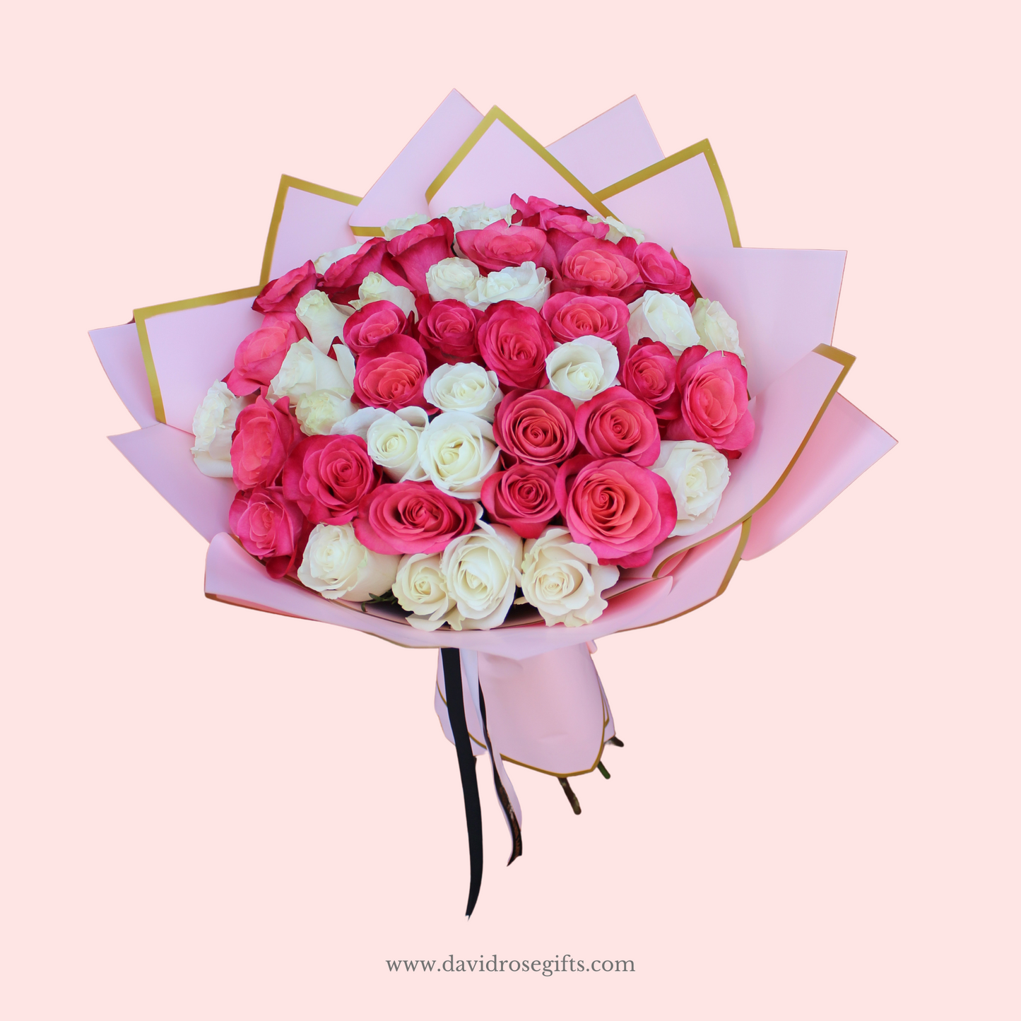 Ramo Buchon Pink and White