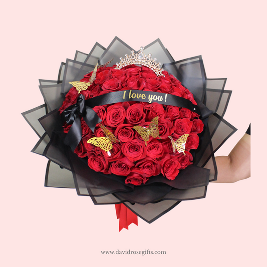 Ramo Buchon Red Roses