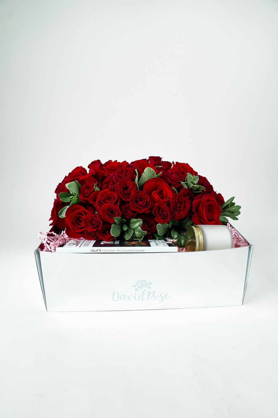 David Rose Signature Roses Box - Red
