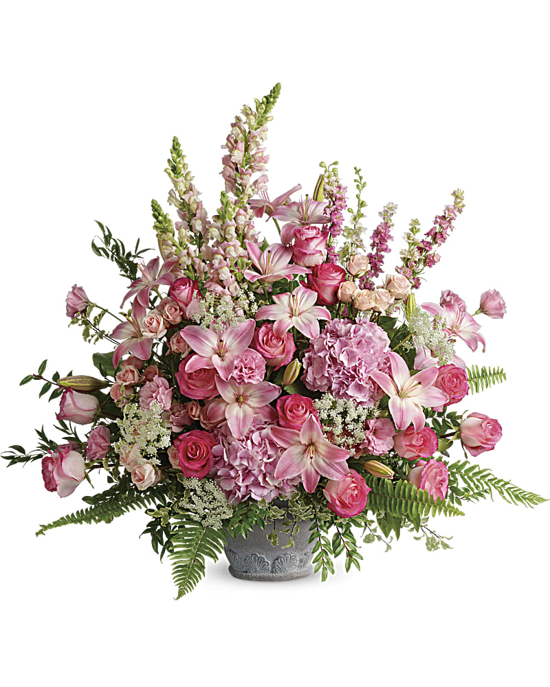 Graceful Pink Basket