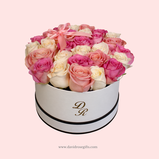 Pink Roses Box