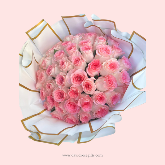 Ramo Buchon Pink Roses