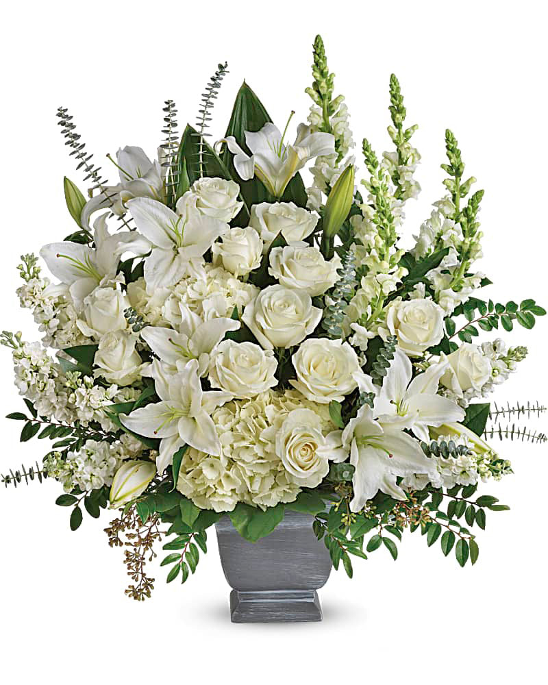 White Serenity Basket