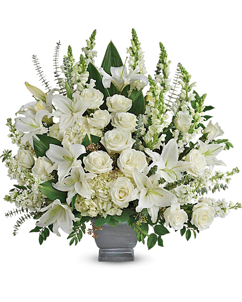 White Serenity Basket