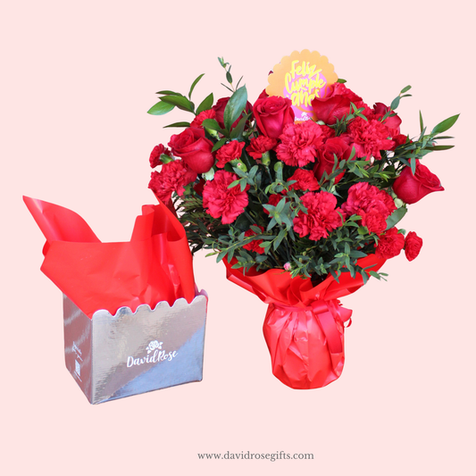 David Rose Red Flowers Box