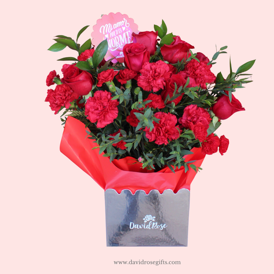 David Rose Red Flowers Box